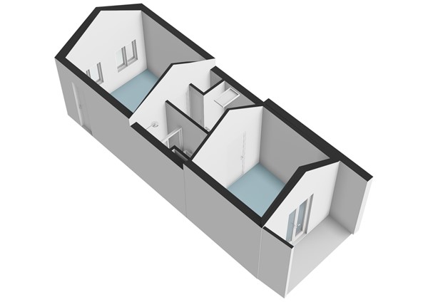 Floorplan - Steenstraat 43, 2312 BV Leiden